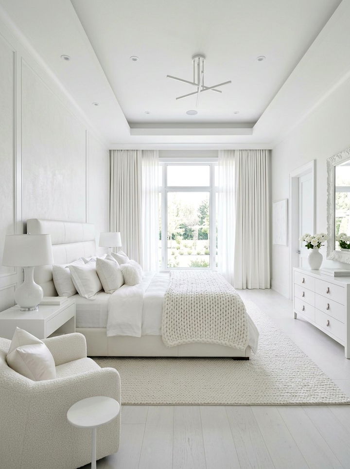 All White Master Bedroom - 30 bright white bedroom ideas