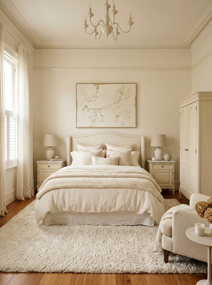 All cream bedroom aesthetic - 30 traditional cream bedroom ideas