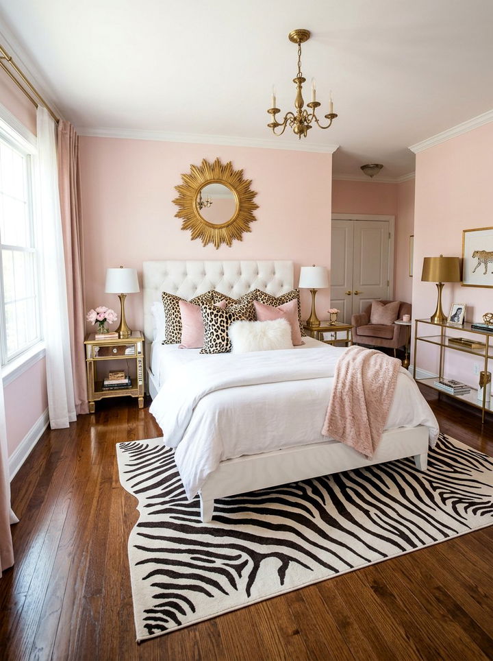 Animal Print Bedroom Accents - 30 Hollywood regency bedroom ideas