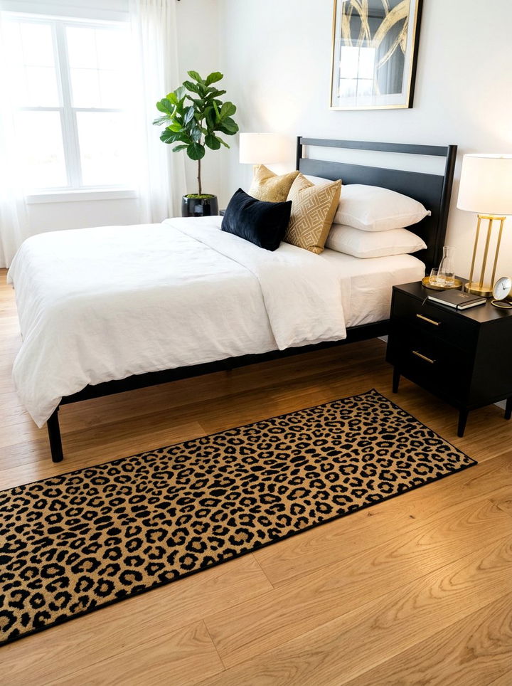 Animal Print Bedroom Runner - 30 bedroom runner rugs