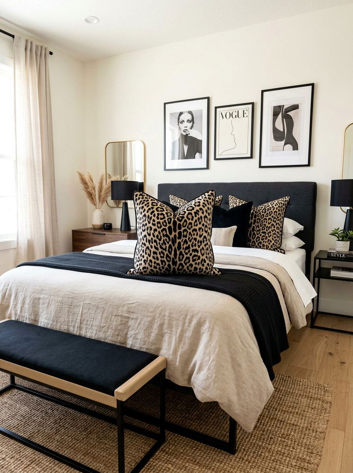 Animal Print Euro Sham - 30 bedroom euro shams