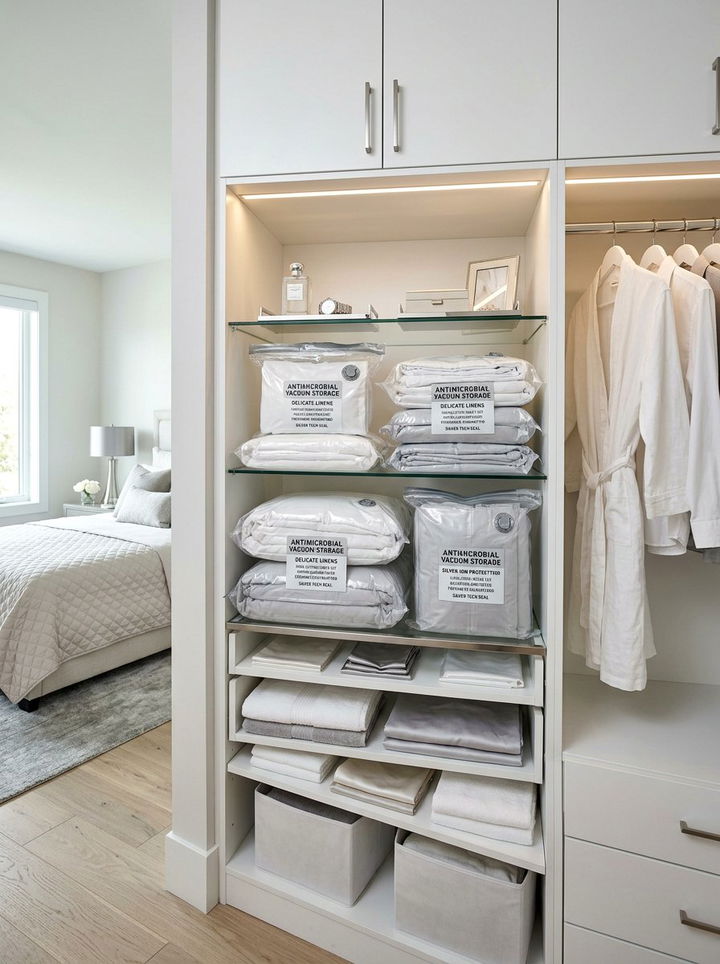 Antimicrobial Vacuum Bag Storage - 30 bedroom vacuum storage bags