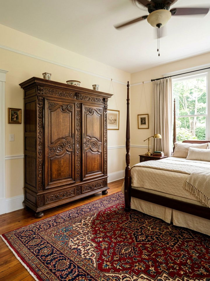 Antique Bedroom Armoire - 30 bedroom conversation starter ideas
