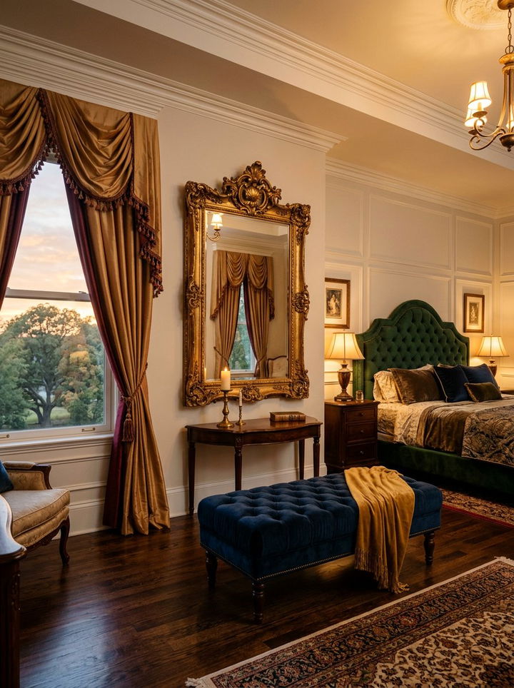 Antique Gold Mirror - 30 bedroom mirrors