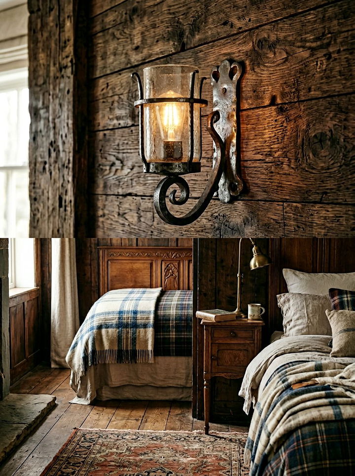 Antique Iron Sconce - 30 bedroom candle holders