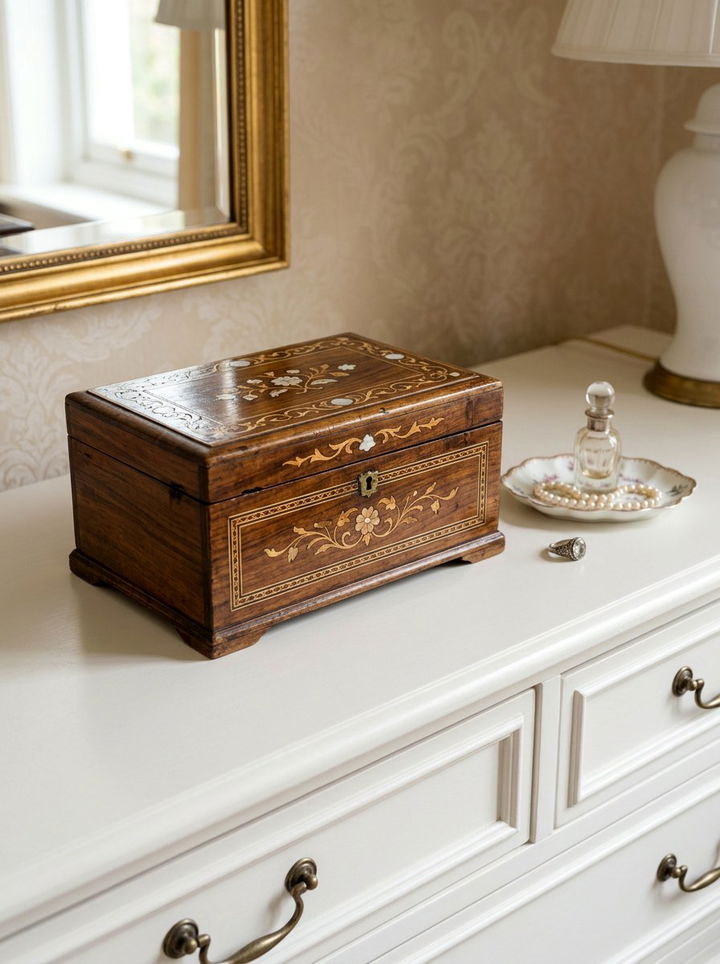 Antique Jewelry Box - 30 secondhand bedroom ideas