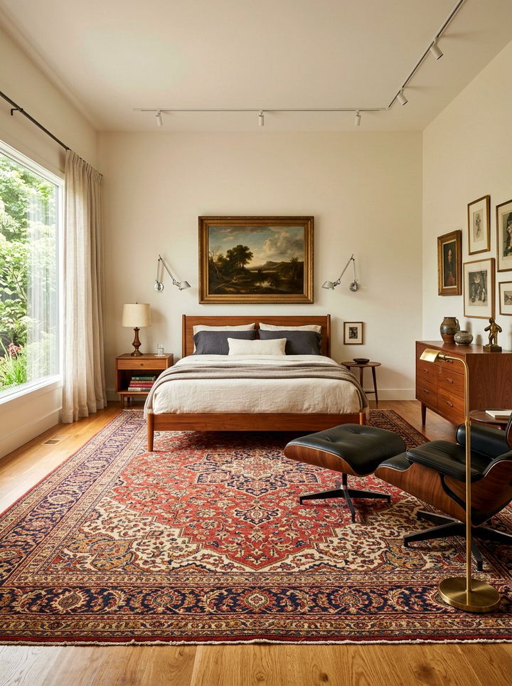 Antique Persian rug bedroom - 30 bedroom Persian rugs