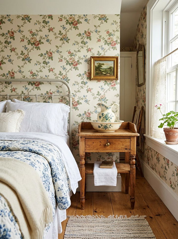 Antique Pine Washstand - 30 bedroom pine furniture ideas