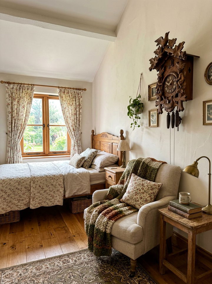 Antique cuckoo clock bedroom wall - 30 bedroom vintage clocks