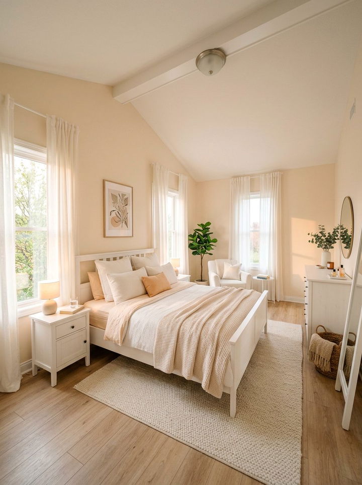 Apricot bedroom - 30 soft color bedroom ideas