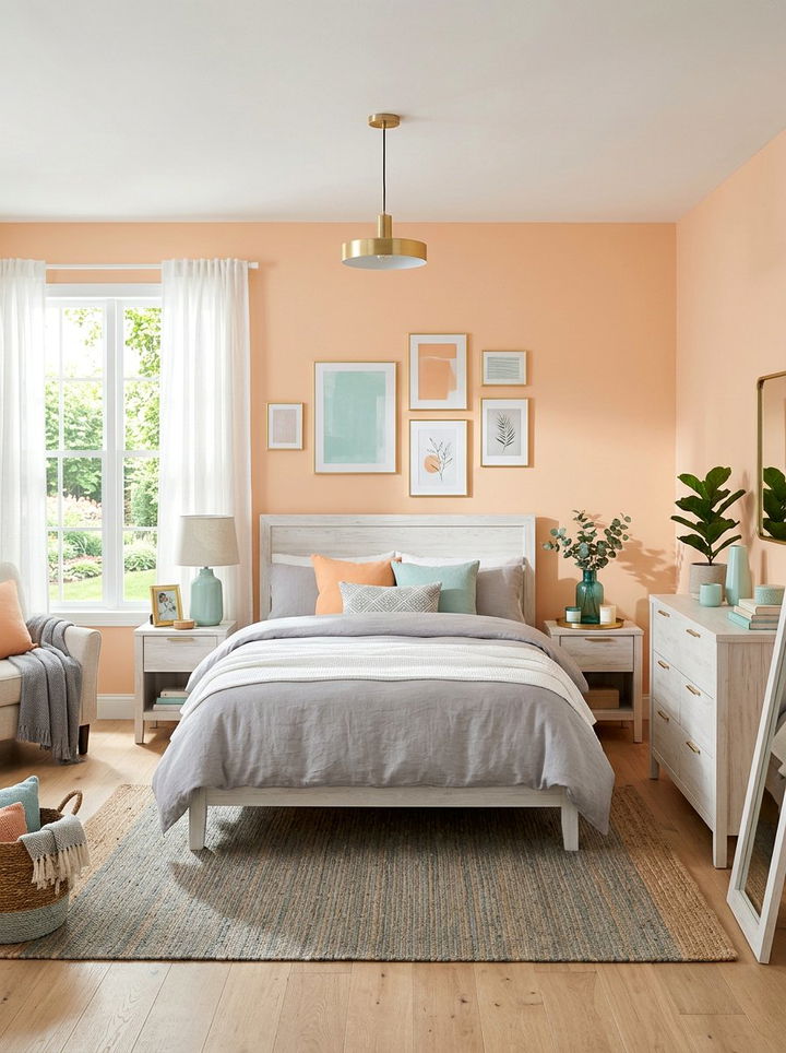 Apricot bedroom paint - 30 bedroom paint color ideas