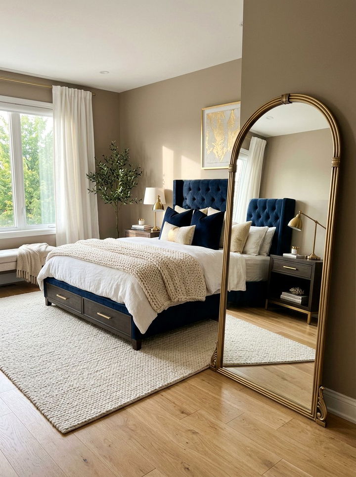 Arched Floor Mirror - 30 bedroom mirrors