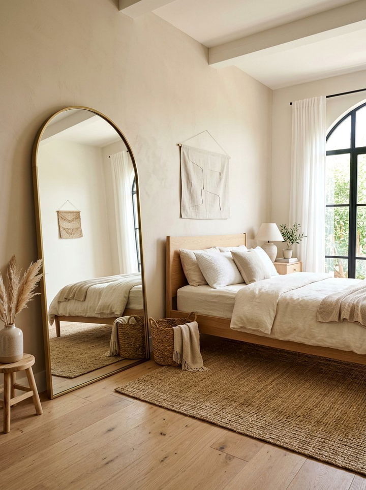 Arched Floor Mirror Bedroom - 30 bedroom decorative mirrors