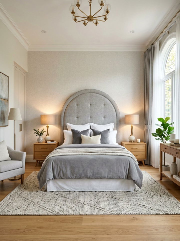 Arched Headboard - 30 bedroom headboard ideas