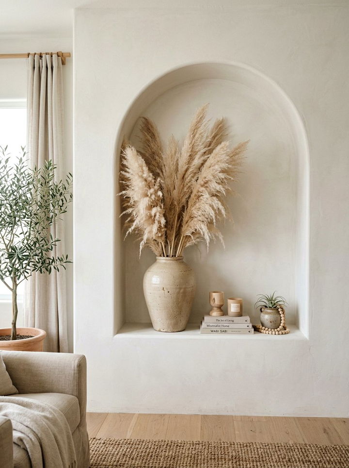 Arched Wall Niche - 30 bedroom wall niches