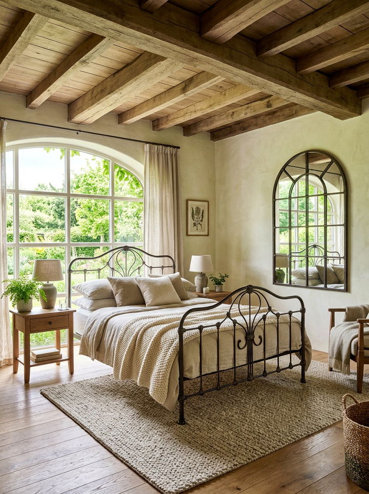 Arched Window Mirror - 30 bedroom wall mirrors