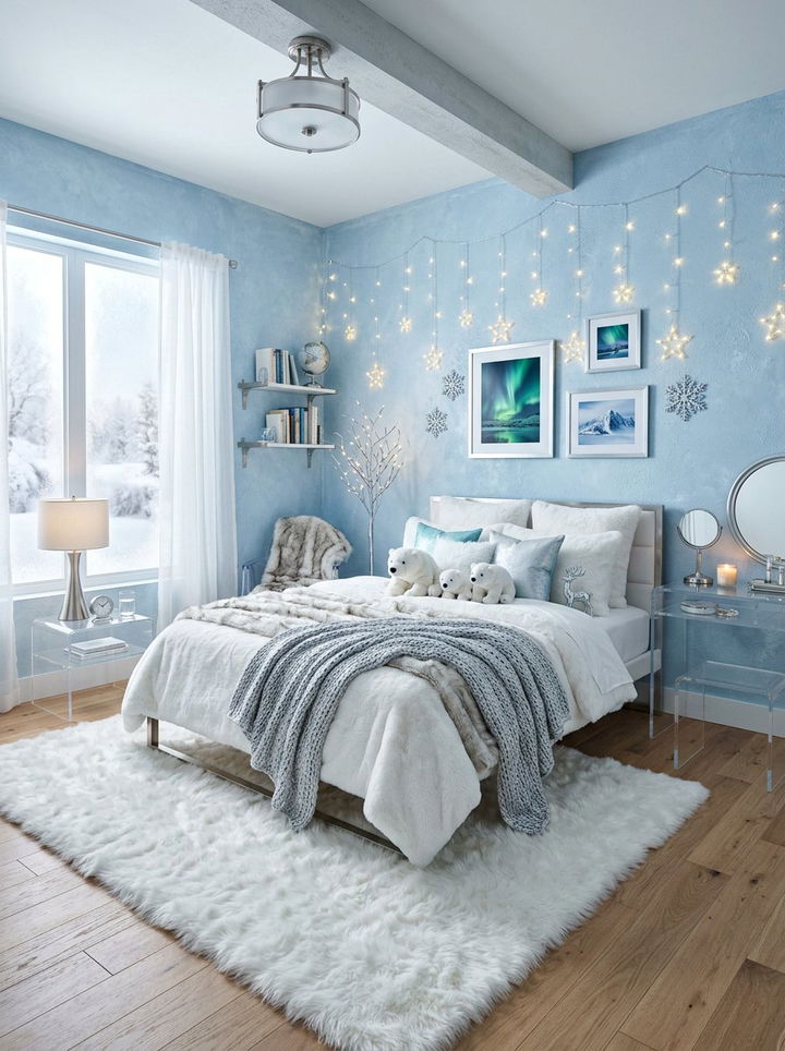Arctic Polar Bedroom - 30 animal themed bedroom ideas