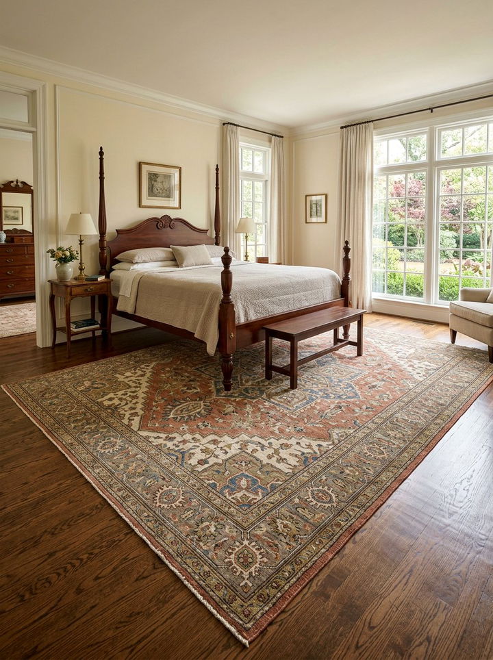 Area Rug - 30 bedroom improvement ideas