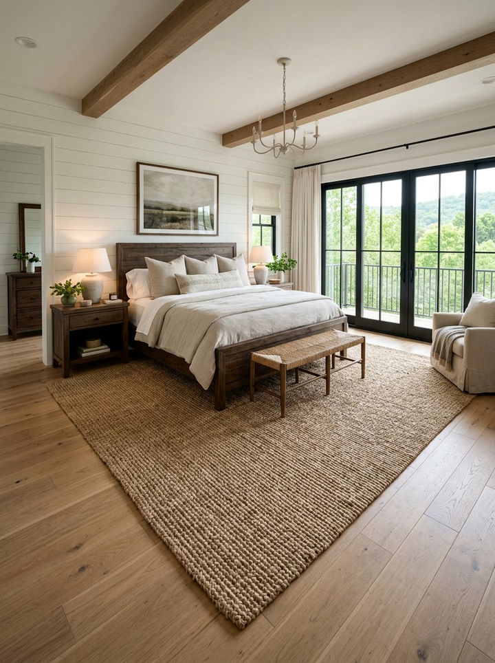 Area Rug Placement - 30 bedroom staging ideas