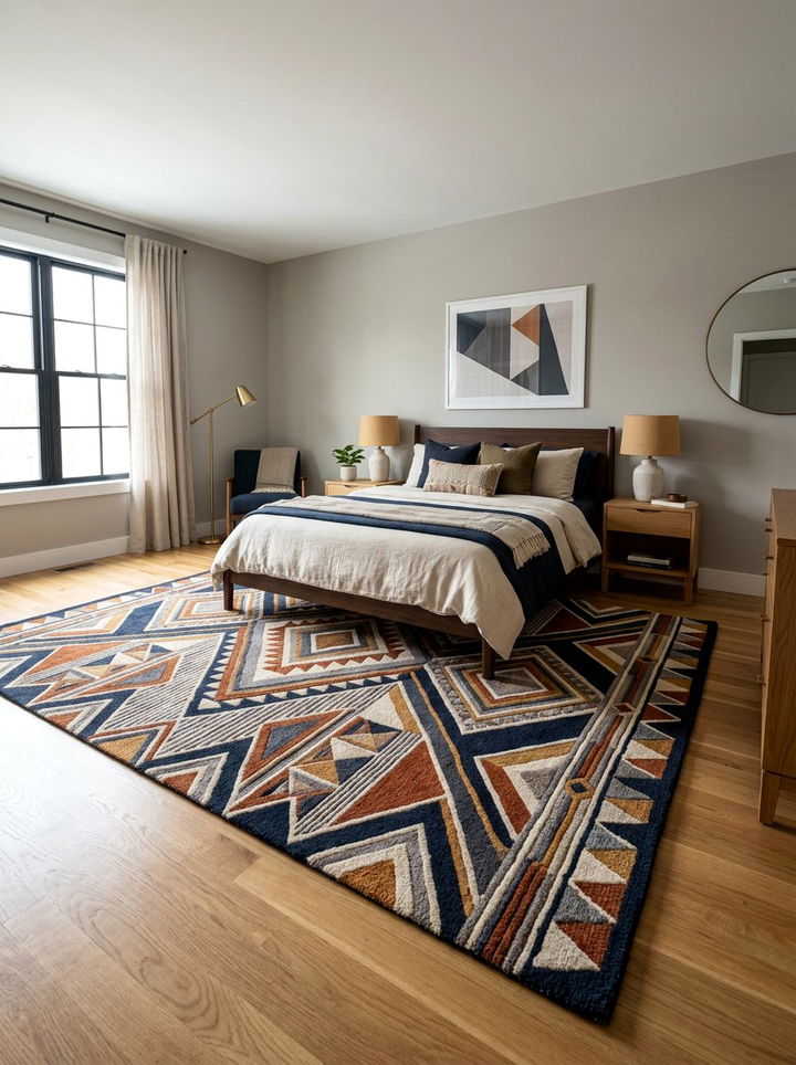 Area Rug - 30 bedroom hacks
