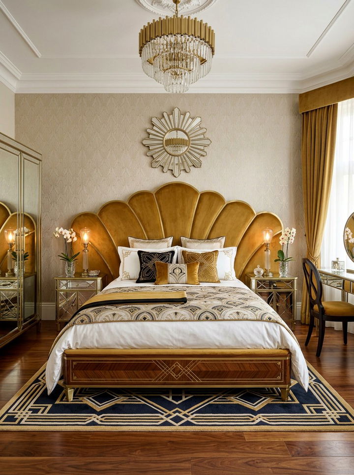 Art Deco Bed - 30 bedroom bed ideas