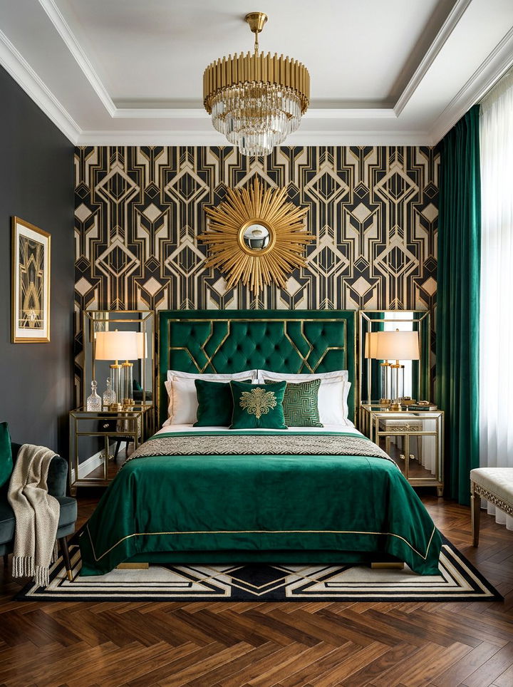 Art Deco Bedroom - 30 bedroom remodel ideas