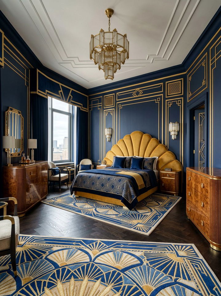 Art Deco Bedroom - 30 model home bedroom ideas