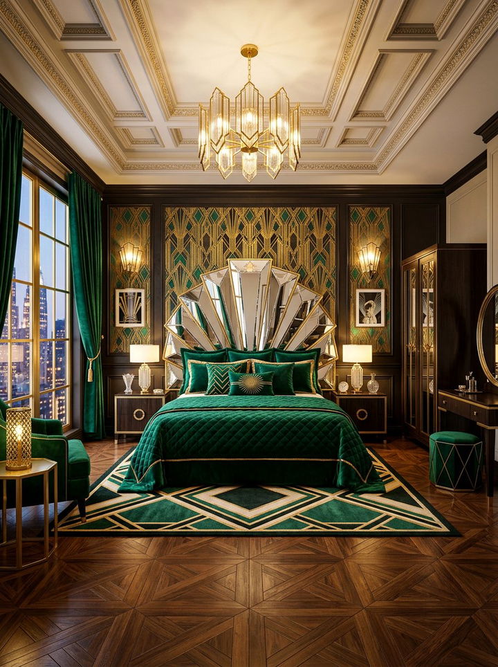 Art Deco Bedroom - 30 newlywed bedroom ideas