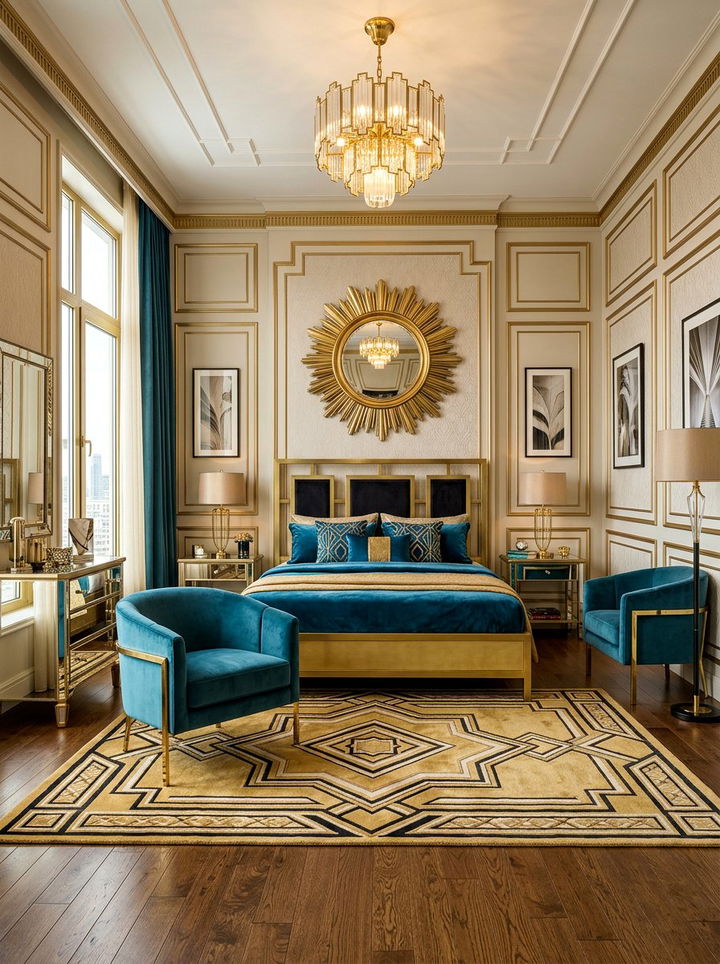 Art Deco Bedroom - 30 peaceful bedroom ideas