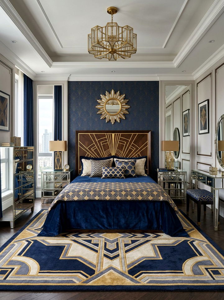 Art Deco Bedroom - 30 show home bedroom ideas