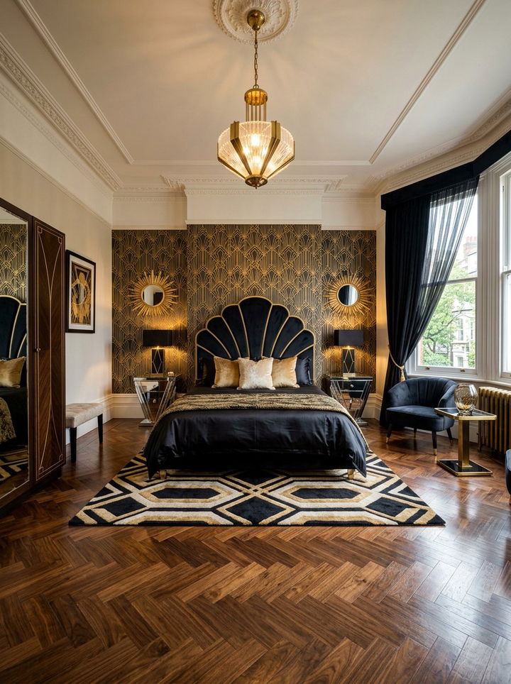 Art Deco Bedroom Makeover - 30 old house bedroom ideas