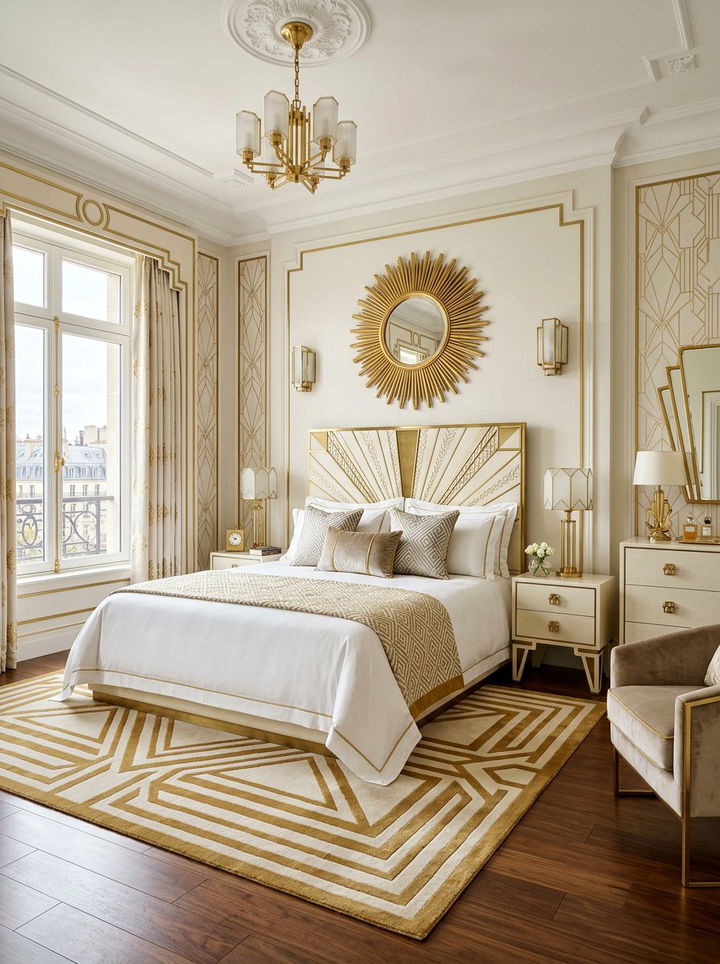 Art Deco Bone White Bedroom - 30 bone white bedroom ideas
