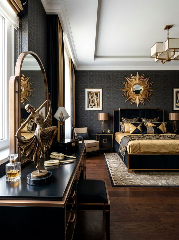 Art Deco Figurine Bedroom - 30 bedroom figurines