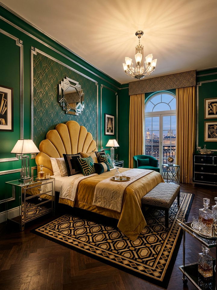 Art Deco Hotel Room - 30 hotel bedroom ideas