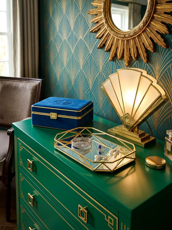 Art Deco Jewelry Dish - 30 bedroom trinket dishes