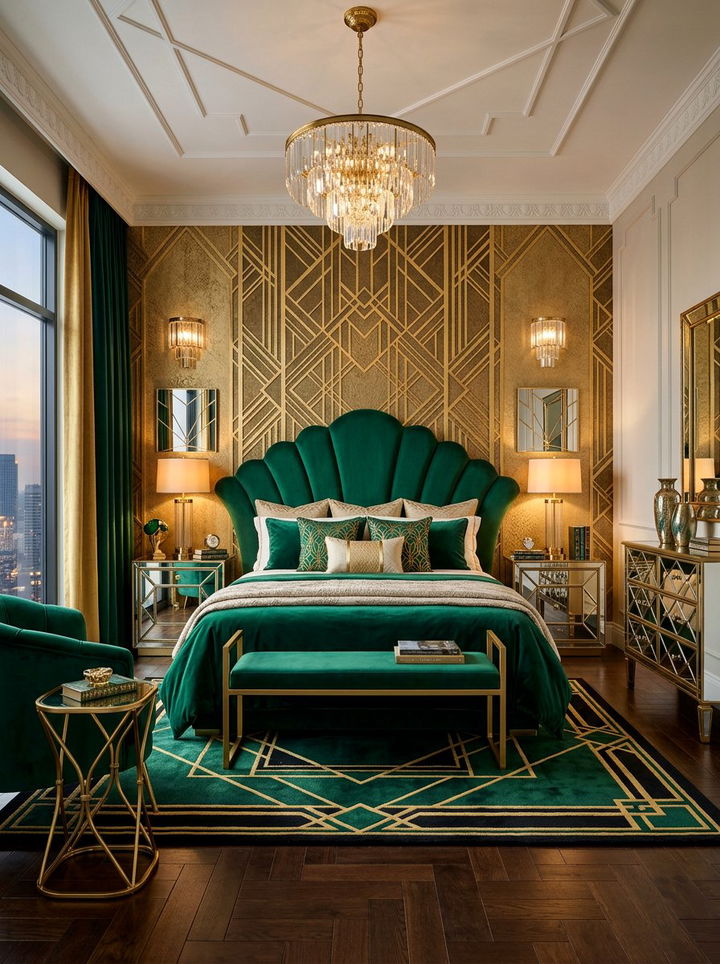 Art Deco King Bedroom - 30 king size bedroom ideas