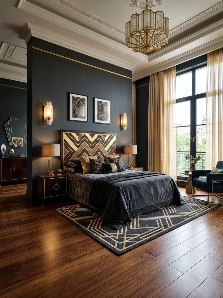 Art Deco Master Bedroom - 30 Hollywood bedroom ideas