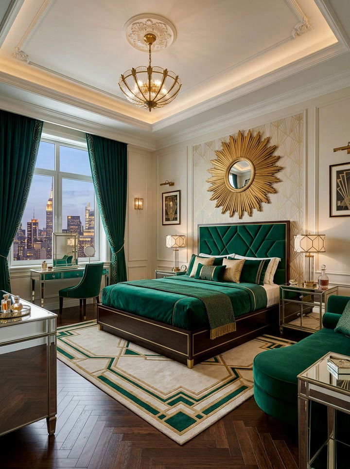 Art Deco Master Bedroom - 30 large bedroom ideas