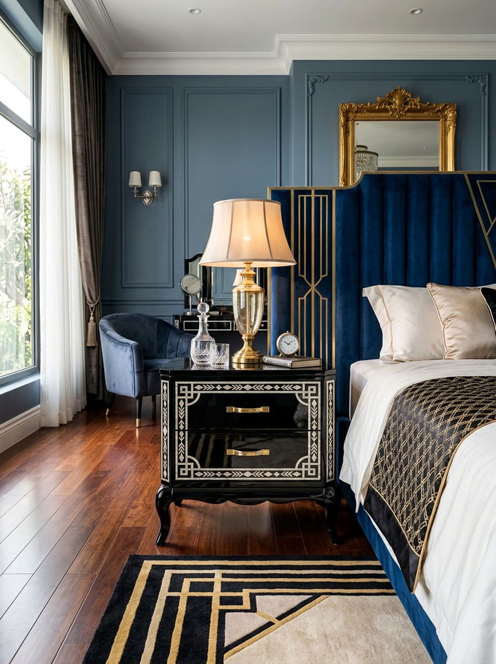 Art Deco Nightstand - 30 bedroom nightstand ideas