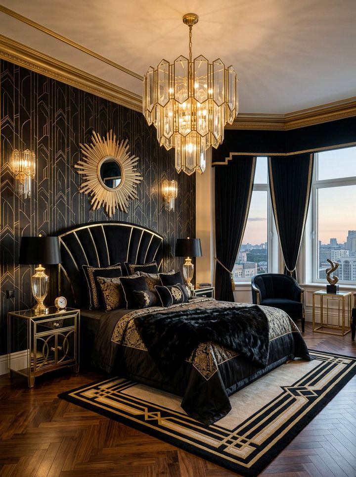 Art Deco Pendant - 30 bedroom pendant lights