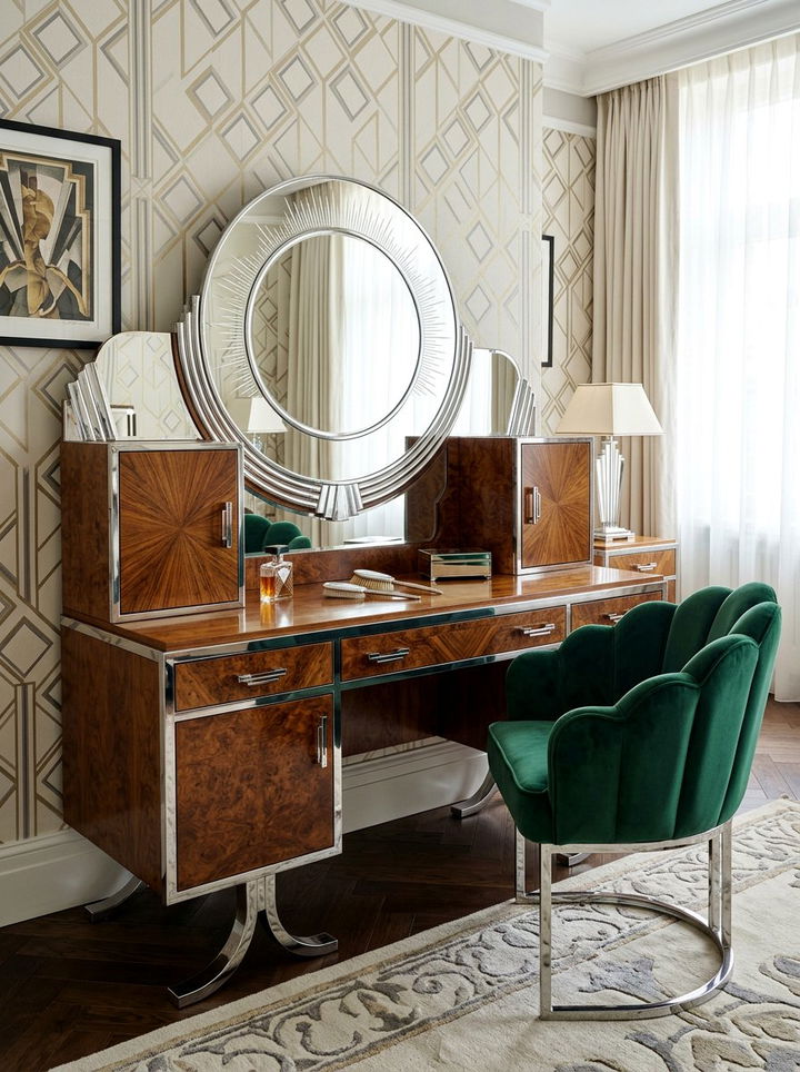 Art Deco Vanity Table - 30 bedroom vanity tables