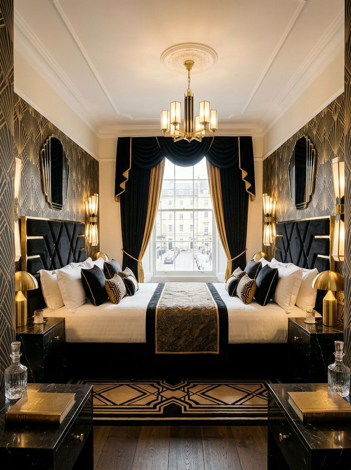 Art Deco Wall Light - 30 bedroom lighting design