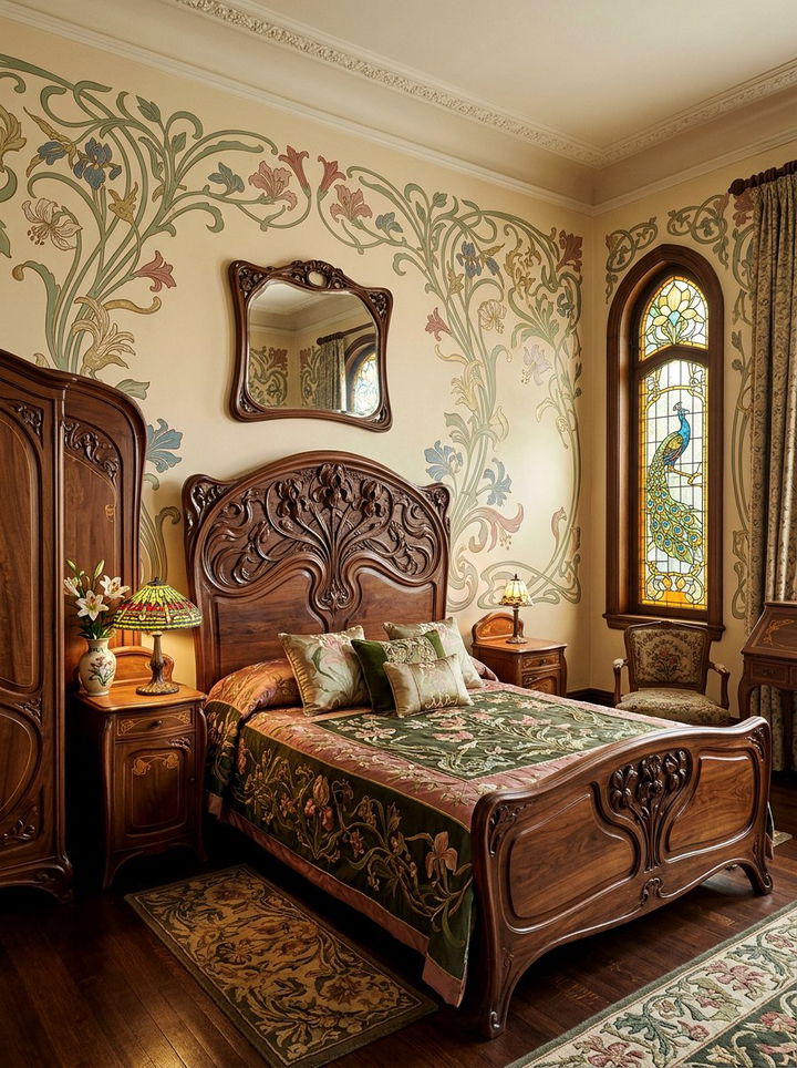 Art Nouveau Bedroom - 30 antique bedroom ideas