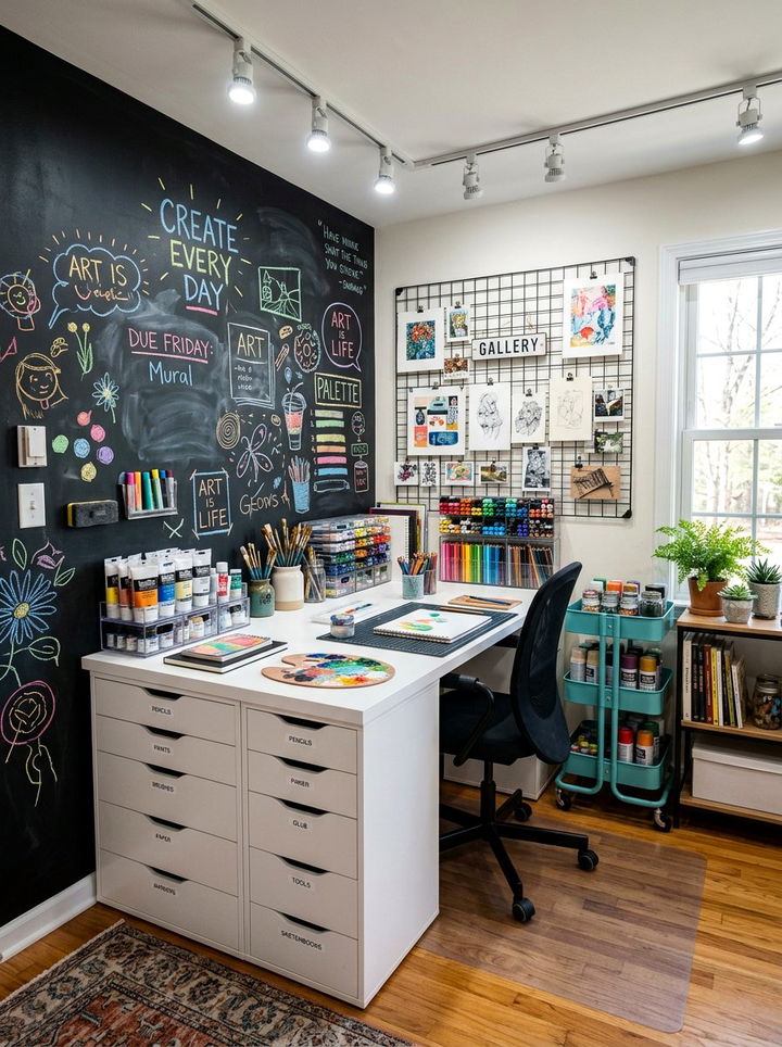 Art Station Room - 30 elementary age bedroom ideas