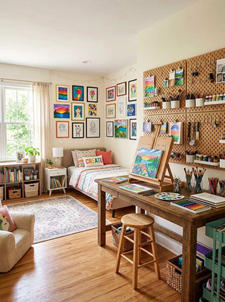 Art Themed Tween Bedroom - 30 tween bedroom ideas