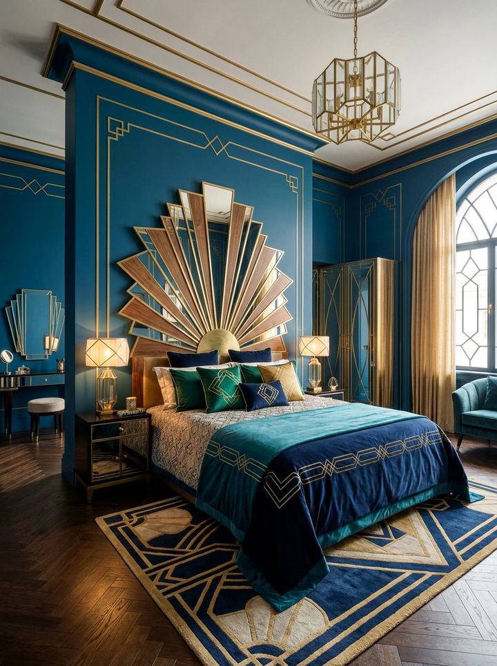 Art deco bedroom - 30 creative bedroom ideas