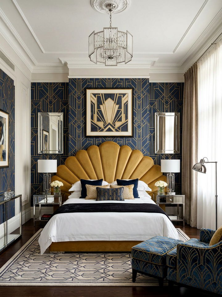 Art deco bedroom - 30 main bedroom ideas