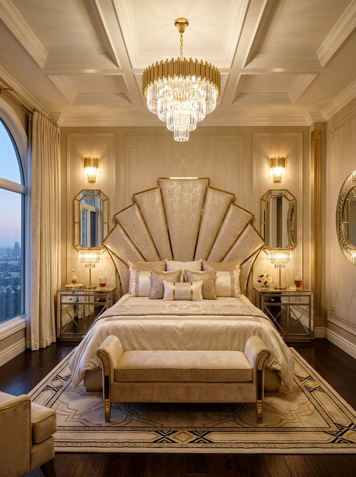 Art deco beige bedroom - 30 all beige bedroom ideas