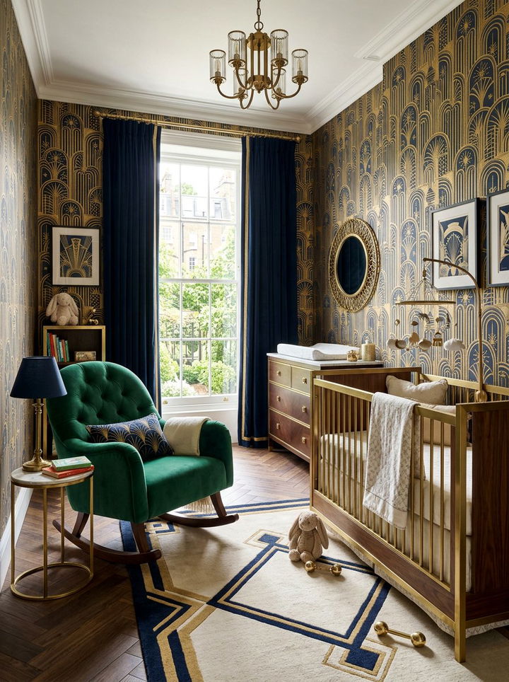 Art deco nursery - 30 baby bedroom ideas