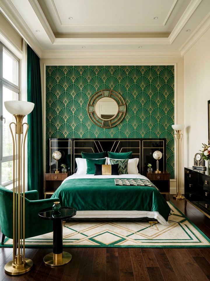 Art deco wallpaper bedroom - 30 bedroom modern wallpapers